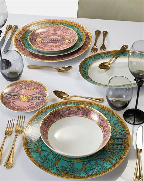 versace scala palazzo verde|versace italian dinner sets.